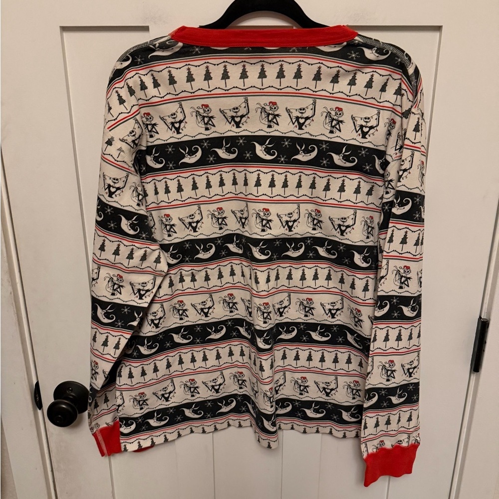 Hanna Andersson The Nightmare Before Christmas Fair Isle Long John pajama top XL - Picture 4 of 4